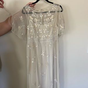 Stunning Adrianna Papell Dress with floral sequins